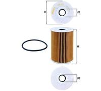 Oil Filter OX415D Mahle 93180258 152082W200 1520900QAC 15209041VA 152092W200 New