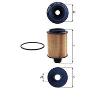MAHLE Oil Filter - OX553D