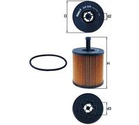 Oil Filter OX556D Mahle 07Z115466A 07Z115562 7Z115466A 70385082 OX556DECO New