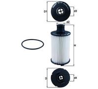 Oil Filter OX774D Mahle 8W936A692AC C2D3670 LR011279 70527266 79929584 OX774DECO