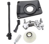 Oil Filter Pipe Oil Drive Pump Cover Worm Gear Kit for Chinese Chainsaw 4500 5200 5800 45CC 52CC 58CC for Plantiflex PF-4500 PF-5200