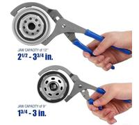 Oil Filter Pliers with Strong Steel Construction and Adjustable Features Perfect Addition to Any Mechanic's Toolkit (12inch)