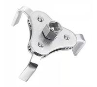 Oil Filter Removal Tool 65mm-110mm | 3 Jaw Adjustable Oil Filter Wrench for Car Truck Van Bike | Strong Grip Universal Oil Filter Tool for Tight Spaces | Durable Steel Mechanic Wrench
