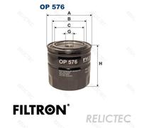 FILTRON OP 576 Oil filter