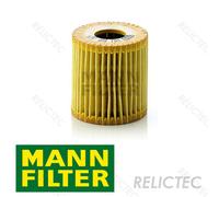 MANN-FILTER HU 68 x Oil Filter - CARS + TRANSPORTERS
