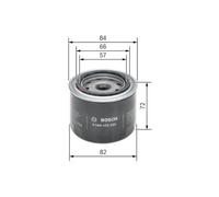 Oil filter Spin-on Filter 0 986 452 035 BOSCH for NISSAN MICRA I