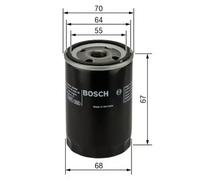 Oil filter Spin-on Filter 0 986 452 058 BOSCH for SUZUKI CHEVROLET DAIHATSU OPEL