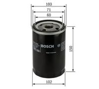 Oil Filter fits MITSUBISHI SHOGUN Mk2 3.2D 00 to 07 4M41 Bosch ME013307 ME013343