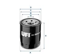 Oil filter Spin-on Filter 23.265.00 UFI for MITSUBISHI OPEL MAZDA FORD USA HONDA