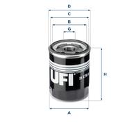 Oil filter Spin-on Filter 23.479.00 UFI for SMART MITSUBISHI