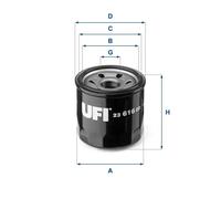 Oil filter Spin-on Filter 23.616.00 UFI for MAZDA 3 3 Saloon CX-5 6 Saloon CX-3