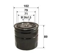 VALEO 586061 Oil filter