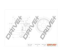 Oil filter Spin-on Filter DP1110.11.0286 Drve+ for VW LT Mk II Platform/Chassis