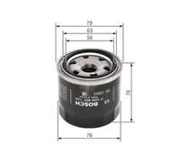 Oil filter Spin-on Filter F 026 407 124 BOSCH for HYUNDAI MITSUBISHI MAZDA KIA