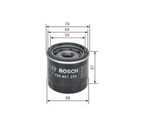 Oil filter Spin-on Filter F 026 407 210 BOSCH for MAZDA SUBARU KIA HONDA NISSAN