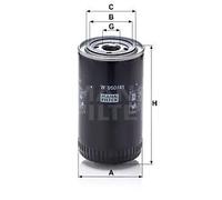 Oil filter Spin-on Filter IEC 60417-6183 mechanical expertise required W 950/41