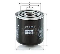Oil filter Spin-on Filter IEC 60417-6183 mechanical expertise required WD 920/9