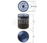 Mahle Original Oil Filter OC 1053 – Spin-on for VW Multivan Mk V / Caravelle Mk VI