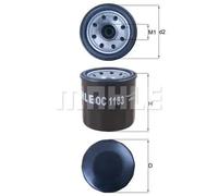MAHLE ORIGINAL OC 1183 Oil filter