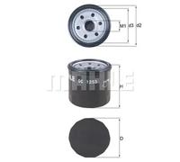 MAHLE OC 1253 Oil Filter