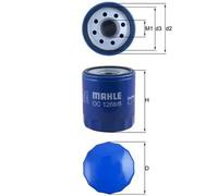 Mahle OC1268/8 Spin-On Oil Filter for Vauxhall -High-Quality Engine Filter