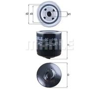 MAHLE Oil Filter Spin on - OC145