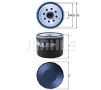 Oil filter Spin-on Filter OC 1565 KNECHT for FORD C-MAX II GRAND C-MAX FOCUS IV