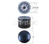 Oil filter Spin-on Filter OC 204 MAHLE for VOLVO SAAB DAF INDIGO