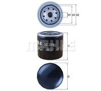 MAHLE ORIGINAL OC 236 Oil filter