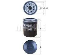 MAHLE OC237/1 Oil Filter Fits FSO Land Rover LDV Lotus MG Morgan Morris Rover