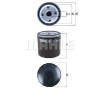 MAHLE OC 242 Oil filter