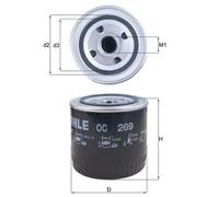 MAHLE OC 269 Oil filter