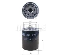 MAHLE Oil Filter - OC274