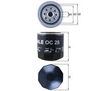 MAHLE OC 28 Oil Filter