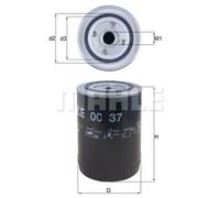 Oil filter Spin-on Filter OC 37 KNECHT for ALFA ROMEO ROVER LAND ROVER FORD UAZ