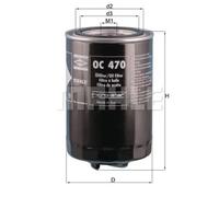 MAHLE ORIGINAL OC 470 Oil filter