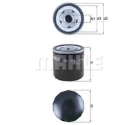 KNECHT OC 473 Oil Filter for ABARTH,ALFA ROMEO,AUTOBIANCHI,FIAT,FSO,INNOCENTI,LA
