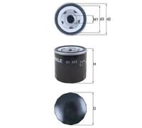 MAHLE OC 473 Oil filter