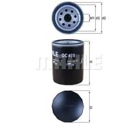 MAHLE OC 478 Oil filter