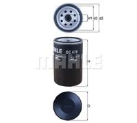 Oil filter Spin-on Filter OC 479 MAHLE for ALFA ROMEO JEEP CHRYSLER OPEL MAZDA
