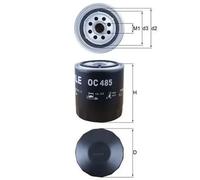 Oil Filter fits AUDI S4 B5 2.7 97 to 01 Mahle 078115561 078115561D 078115561H