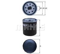 Oil filter Spin-on Filter OC 534 MAHLE for TOYOTA DAIHATSU DAEWOO SUZUKI CITROËN
