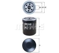 Oil filter Spin-on Filter OC 540 MAHLE for KIA HYUNDAI