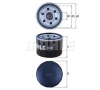MAHLE OC607 Oil Filter 68mm Diameter Fits Mitsubishi i Pajero Mini Smart Fortwo