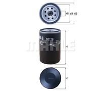 Mahle Oil Filter OC79 - fits Vauxhall - Genuine Part - OE Matching Fit & Quality
