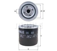 MAHLE ORIGINAL OC 83 Oil filter