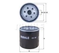 Oil filter Spin-on Filter OC 90 MAHLE for OPEL SAAB DAEWOO CHEVROLET LADA ROVER
