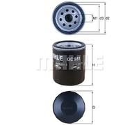 Oil filter Spin-on Filter OC 981 KNECHT for SEAT SAAB SKODA AUSTIN ROVER SUBARU