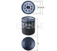 MAHLE OC 983 Oil filter