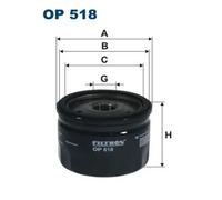 Oil filter Spin-on Filter OP 518 FILTRON for RENAULT FIAT MASERATI ALPINE